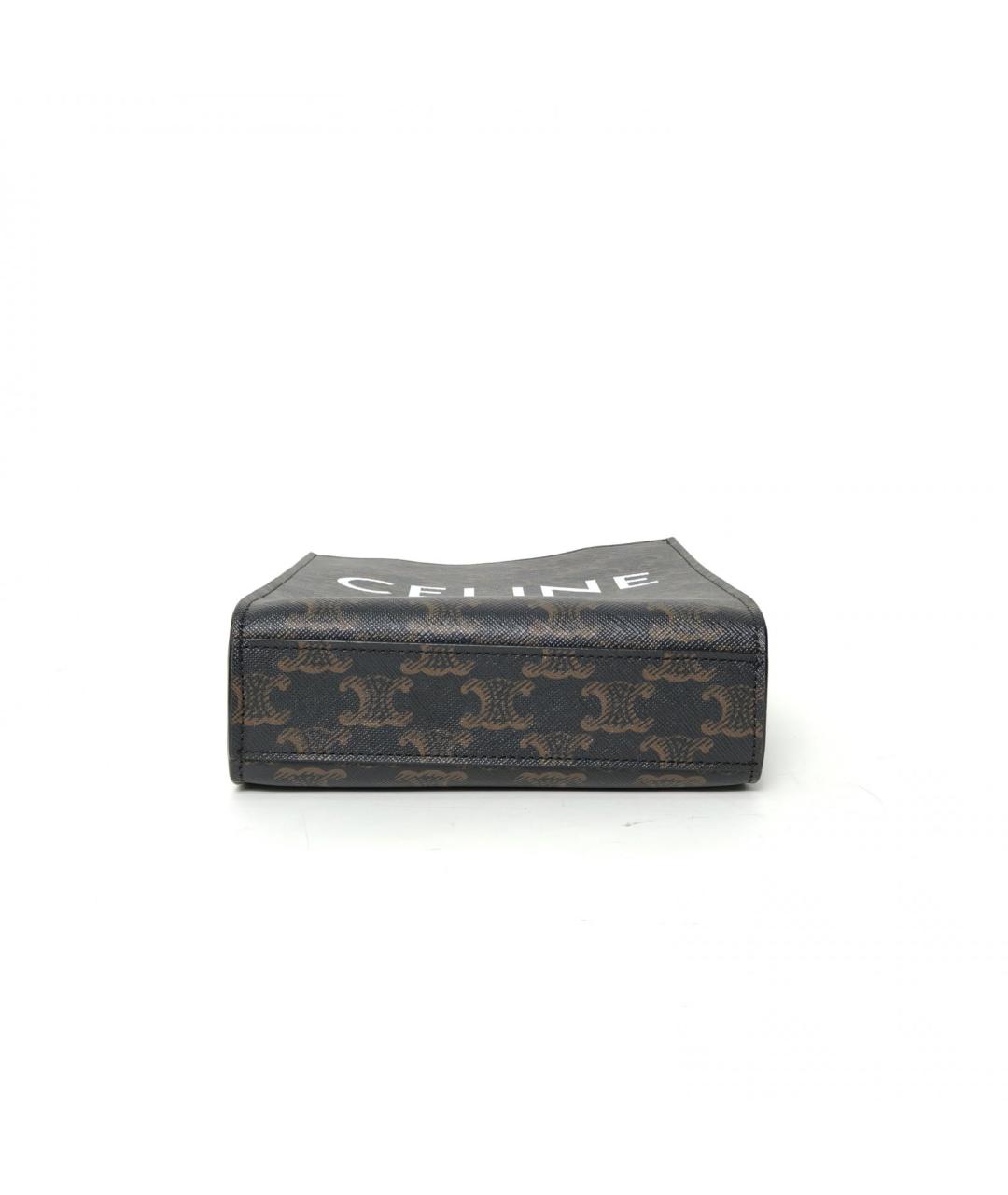 CELINE Коричневая сумка через плечо, фото 6