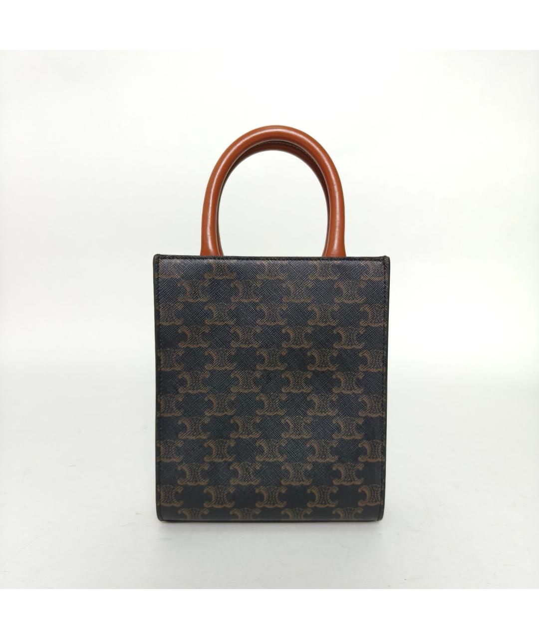 CELINE Коричневая сумка через плечо, фото 4