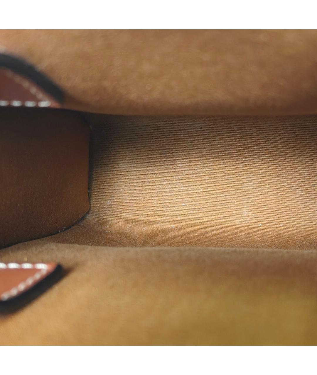 CELINE Коричневая сумка через плечо, фото 7