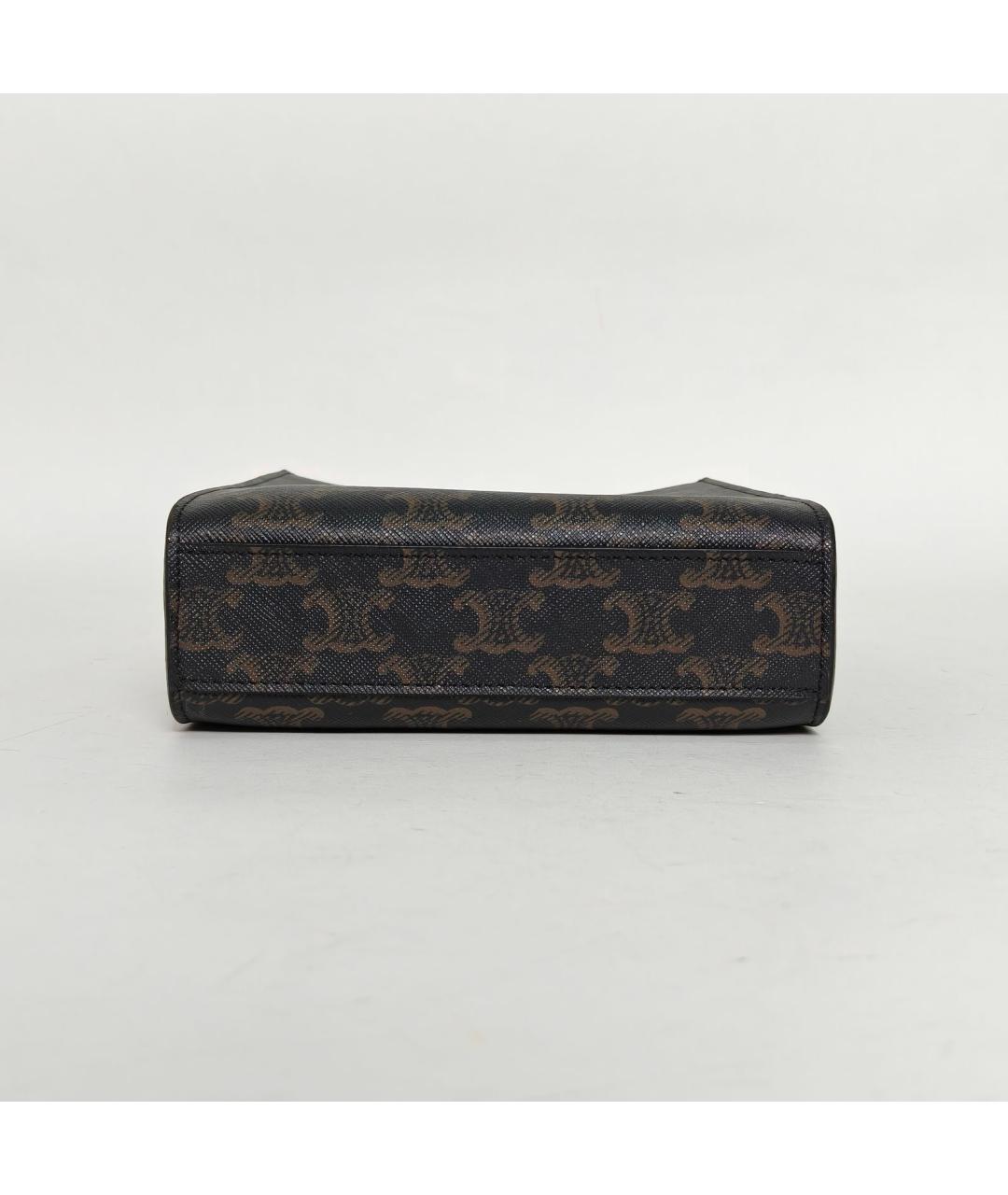 CELINE Коричневая сумка через плечо, фото 6