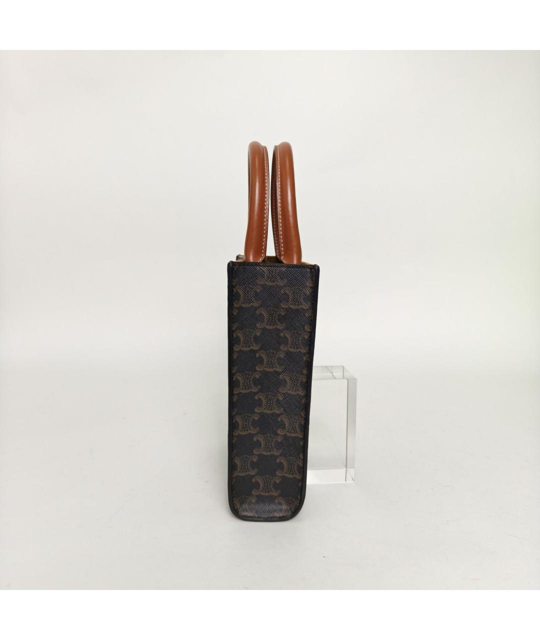 CELINE Коричневая сумка через плечо, фото 5