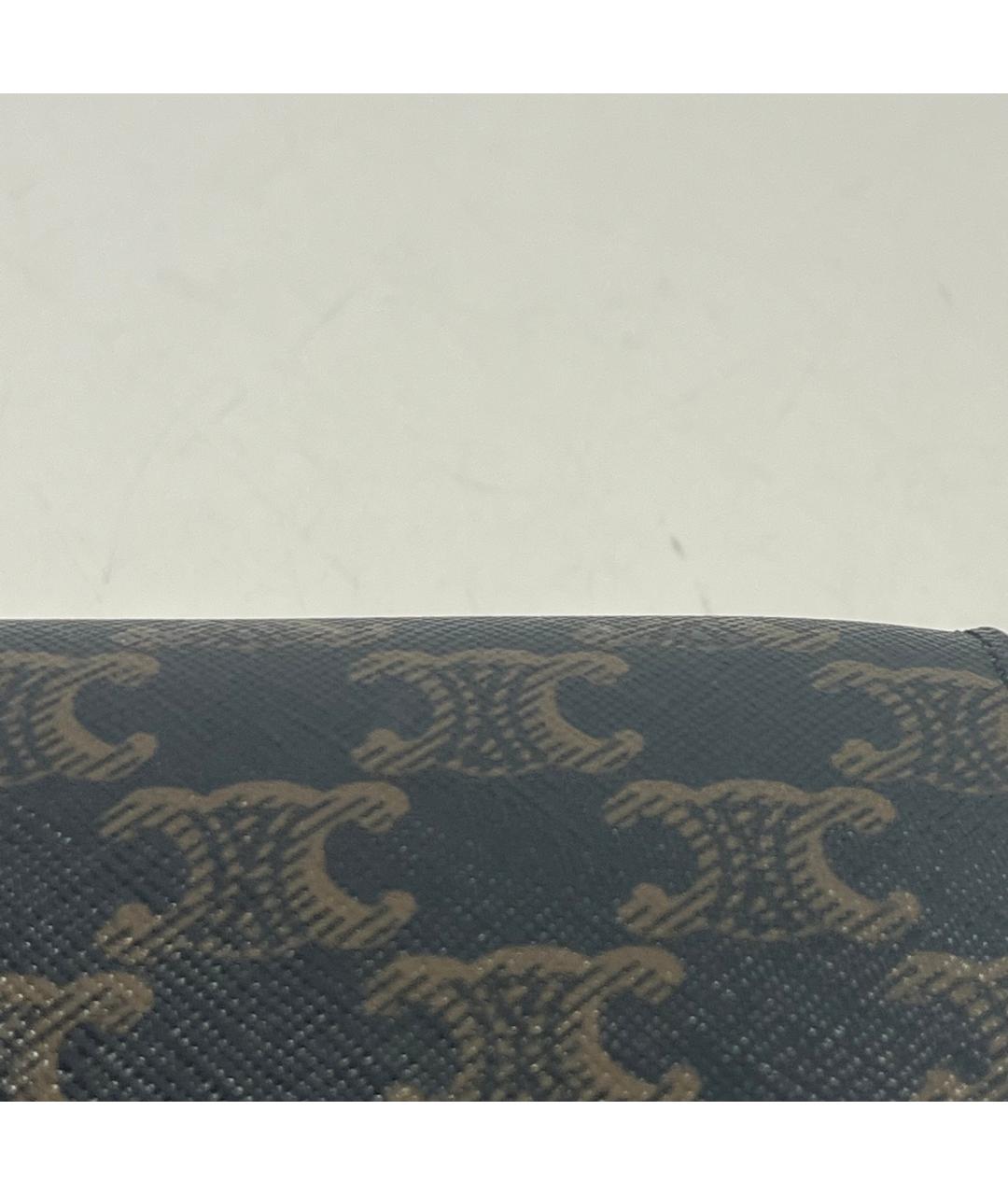 CELINE Коричневая сумка через плечо, фото 9