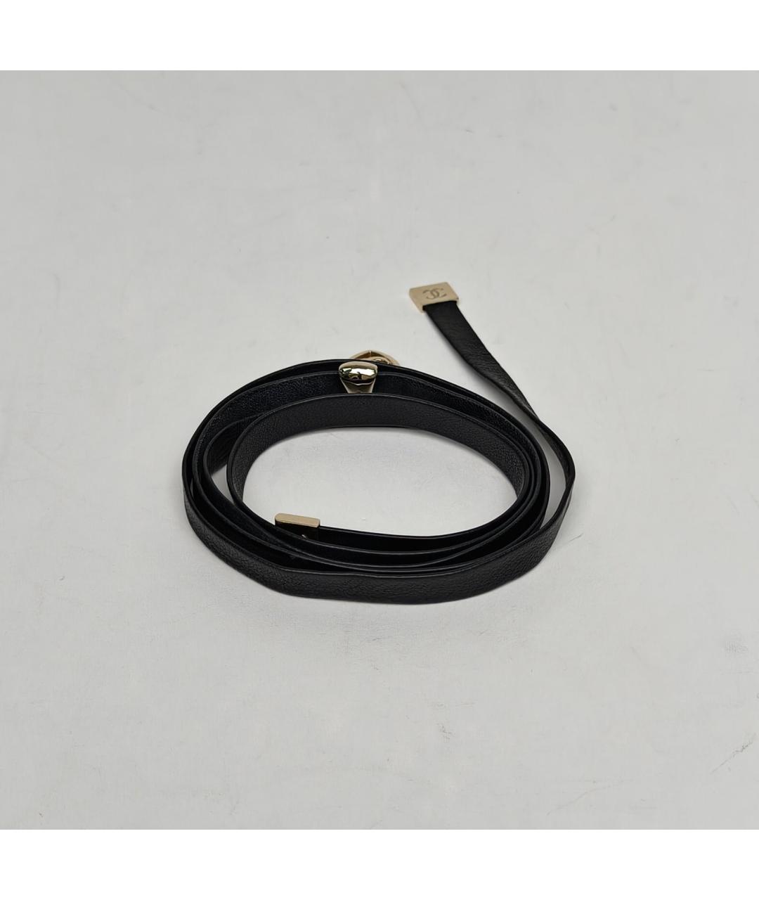 CHANEL Черный металлический чокер, фото 4