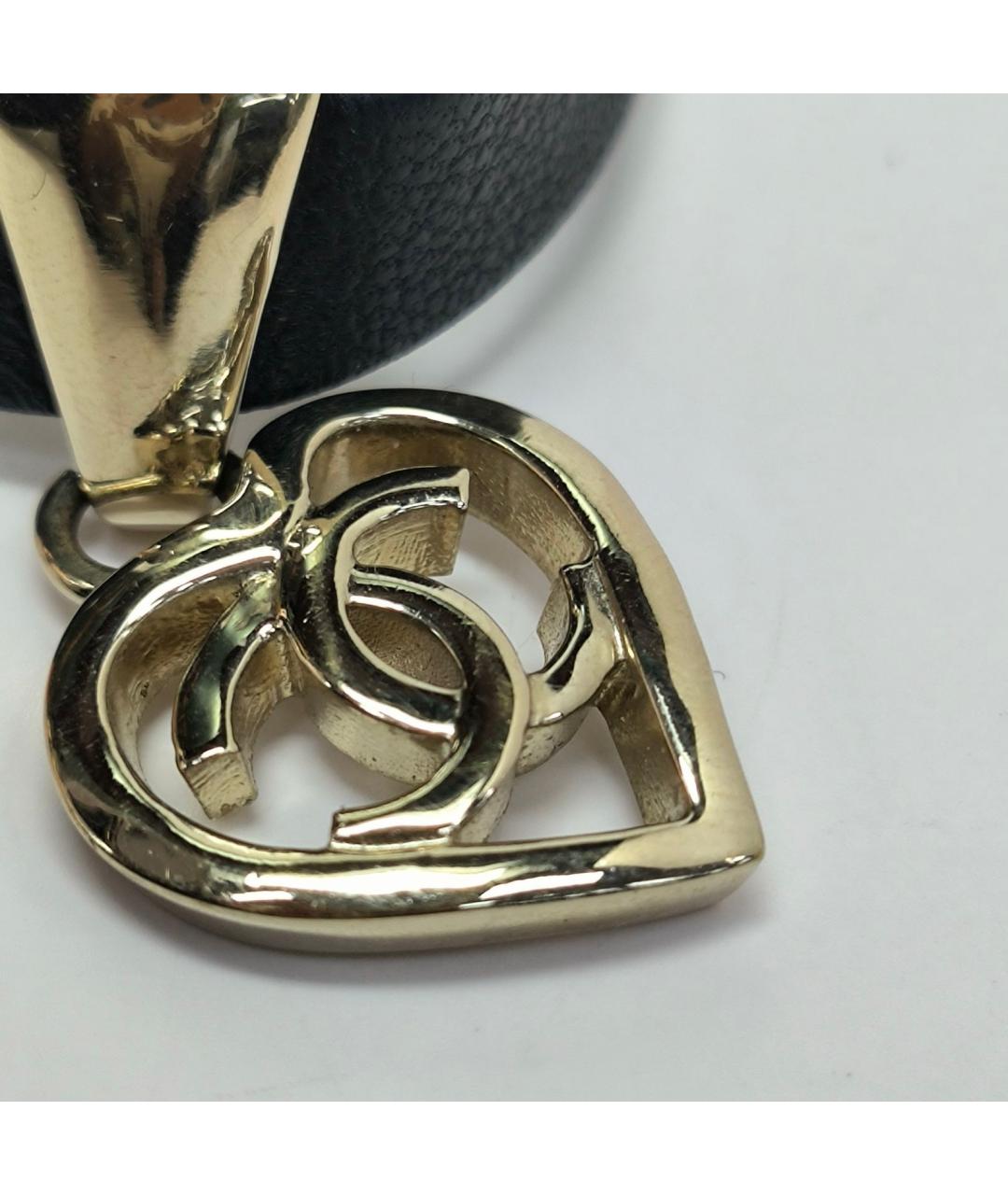 CHANEL Черный металлический чокер, фото 7