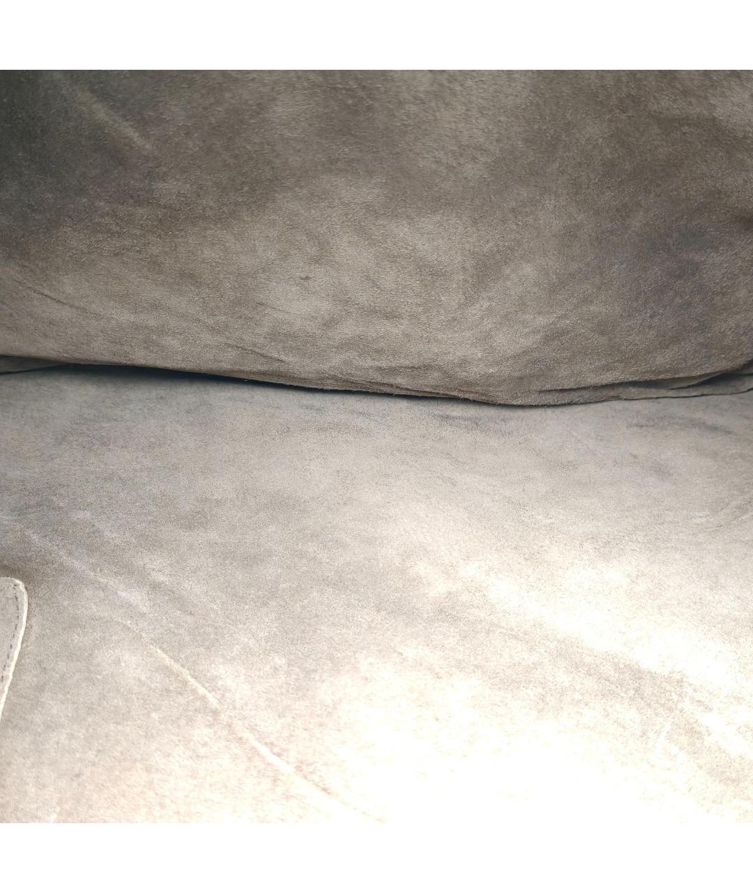 BOTTEGA VENETA Голубая кожаная сумка через плечо, фото 7