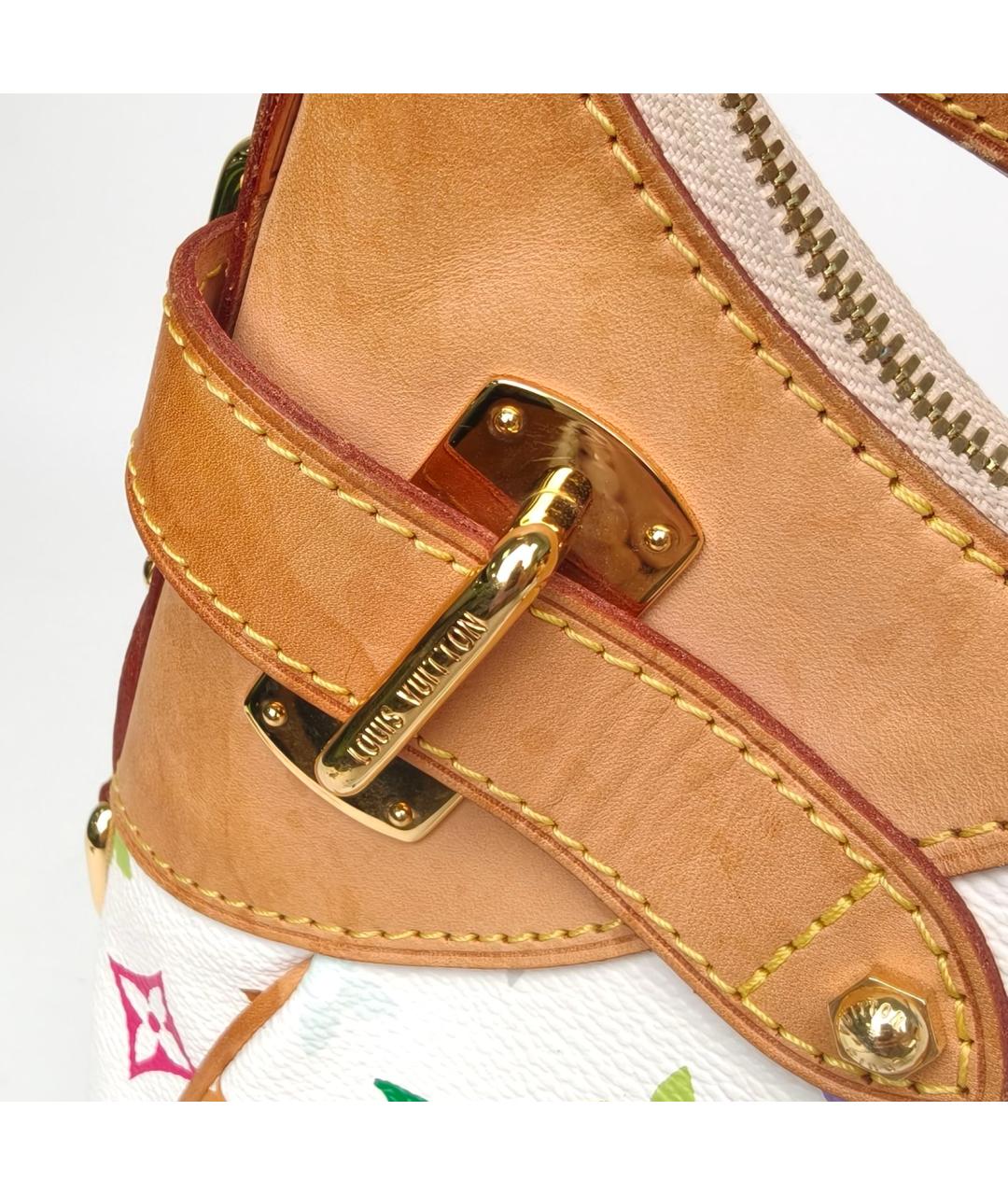 LOUIS VUITTON Белая сумка через плечо, фото 9