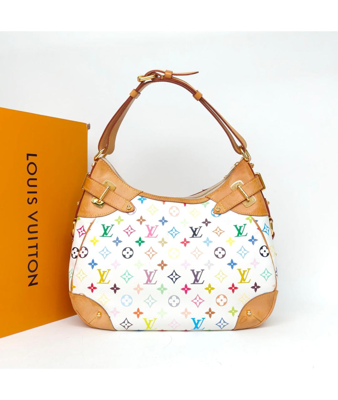 LOUIS VUITTON Белая сумка через плечо, фото 8