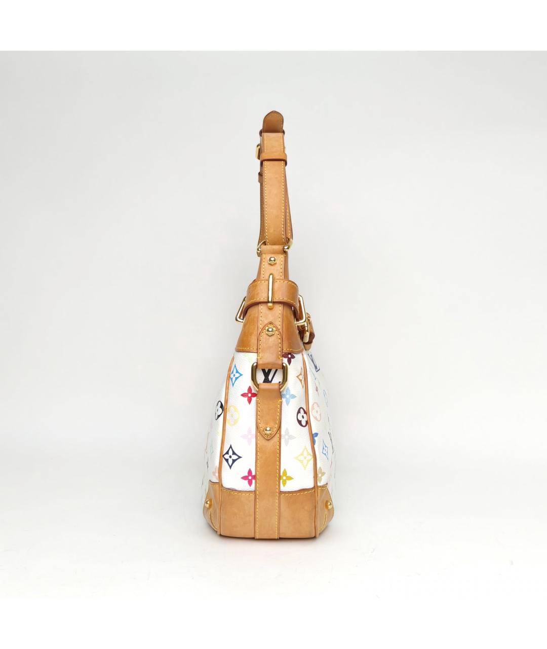 LOUIS VUITTON Белая сумка через плечо, фото 3