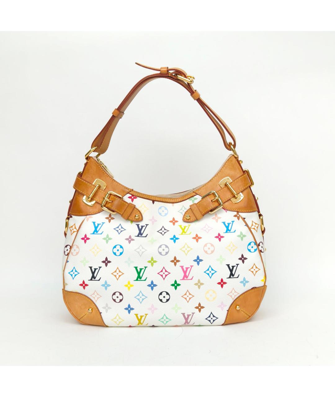 LOUIS VUITTON Белая сумка через плечо, фото 4