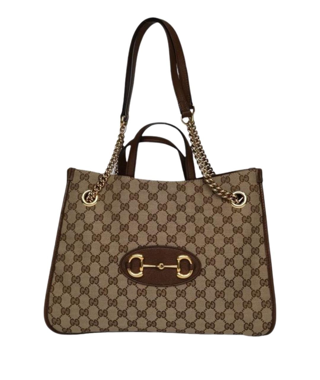 GUCCI Коричневая сумка через плечо, фото 1