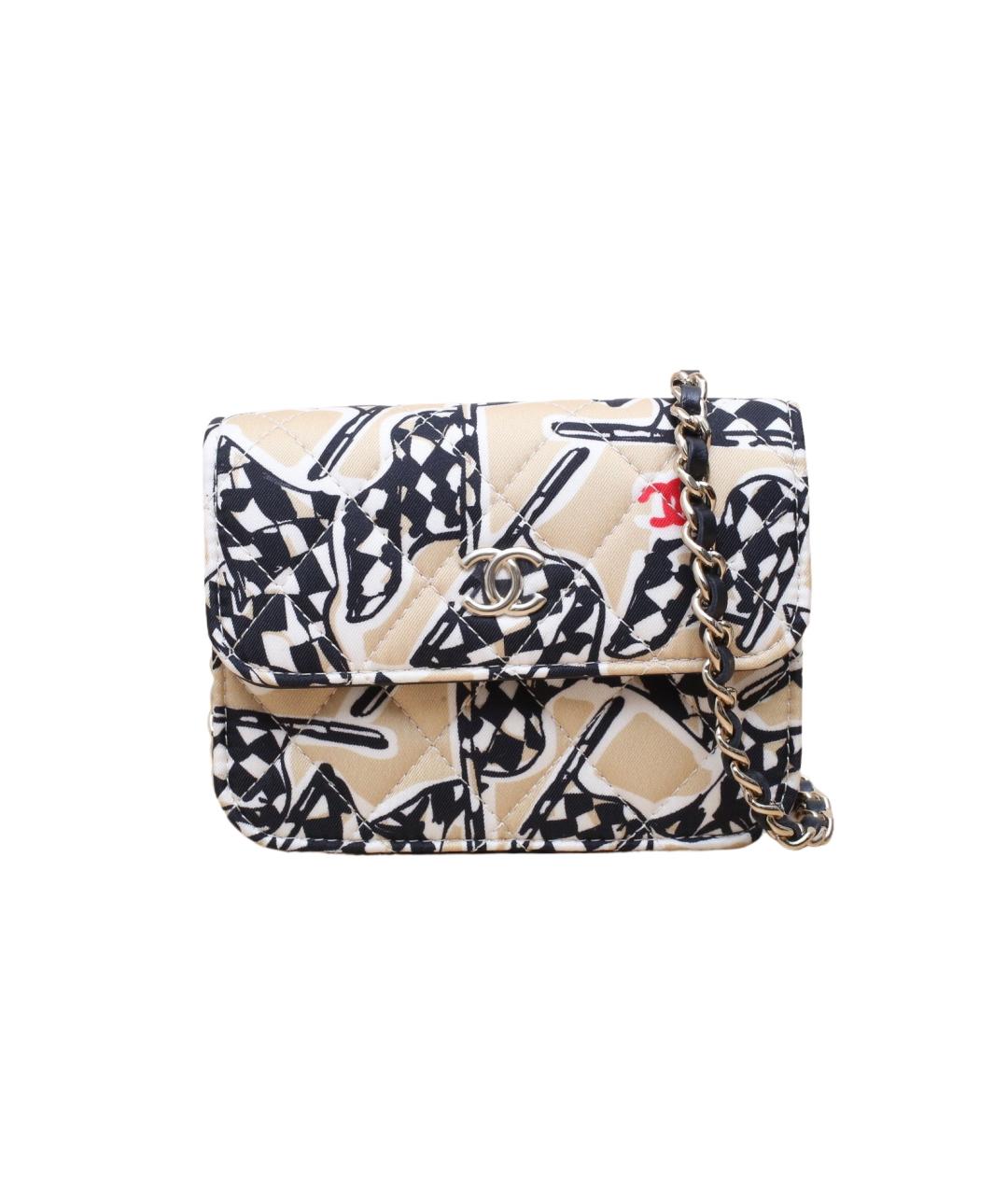 CHANEL Бежевая сумка через плечо, фото 10