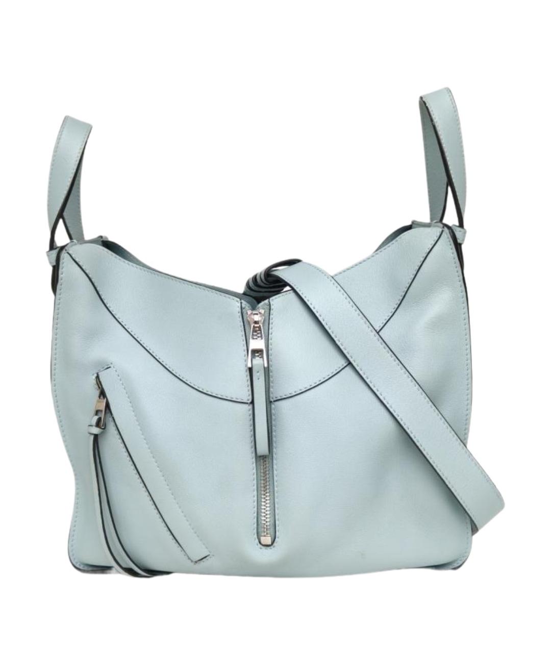 LOEWE Голубая кожаная сумка через плечо, фото 1