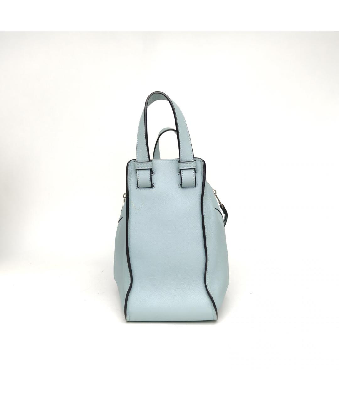 LOEWE Голубая кожаная сумка через плечо, фото 3