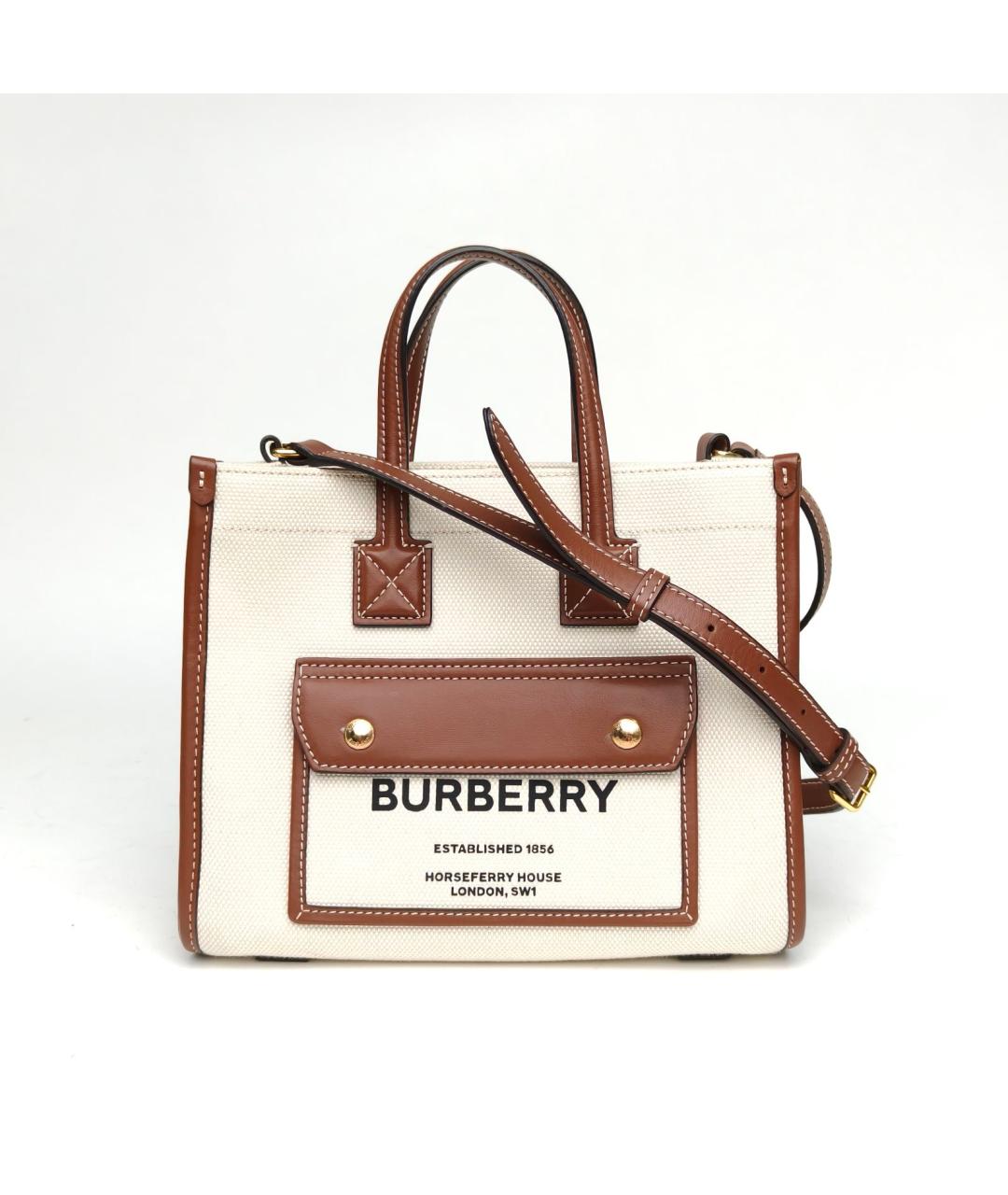 BURBERRY Белая сумка через плечо, фото 2