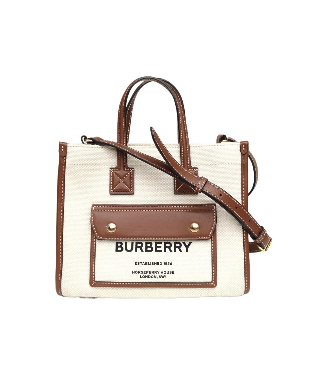 BURBERRY Белая сумка через плечо, фото 10