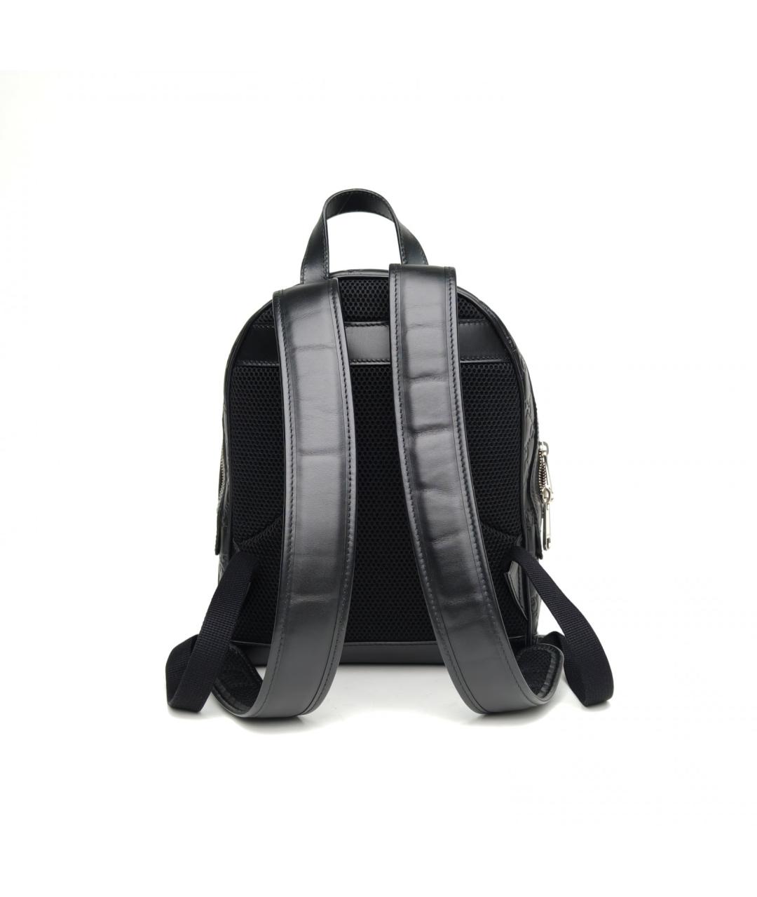 GUCCI Черный кожаный рюкзак, фото 4