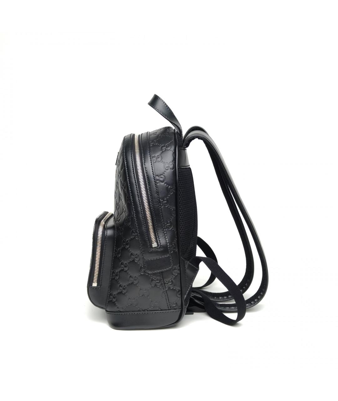 GUCCI Черный кожаный рюкзак, фото 3