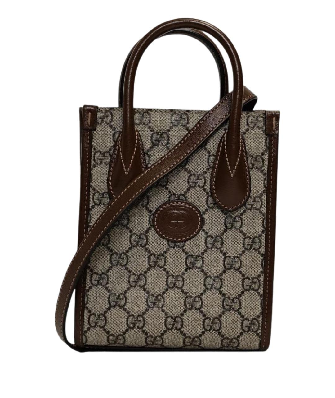 GUCCI Коричневая сумка через плечо, фото 1