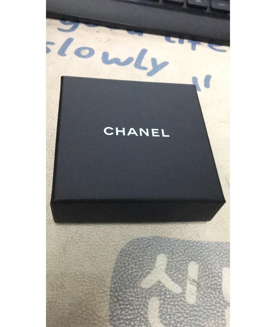 CHANEL Серебряная металлическая булавка / брошь, фото 8