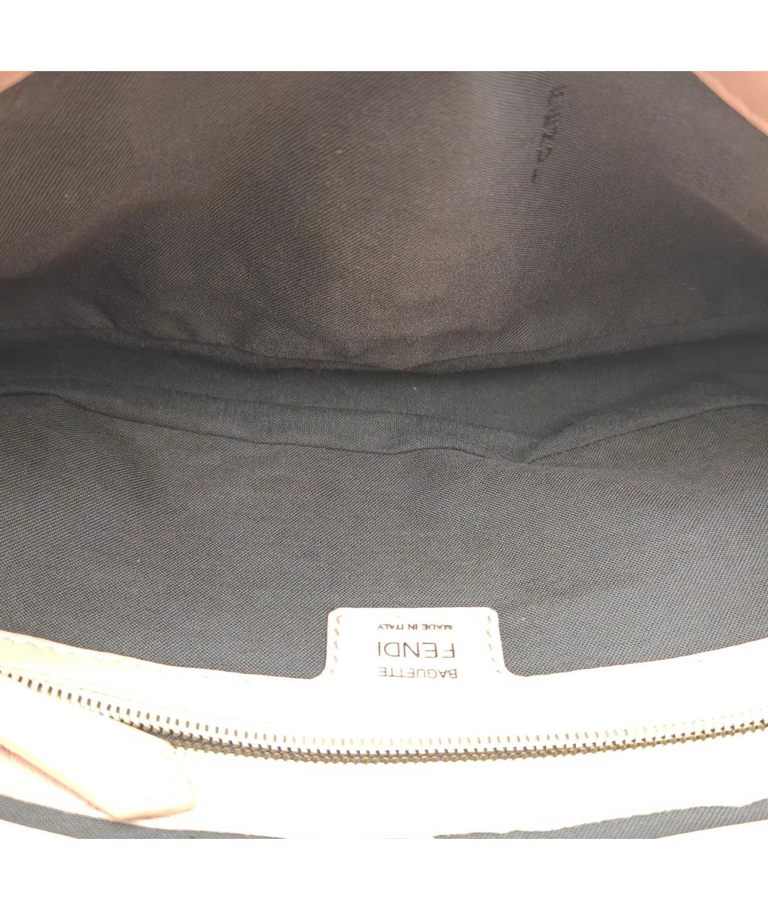 FENDI Розовая кожаная сумка через плечо, фото 8