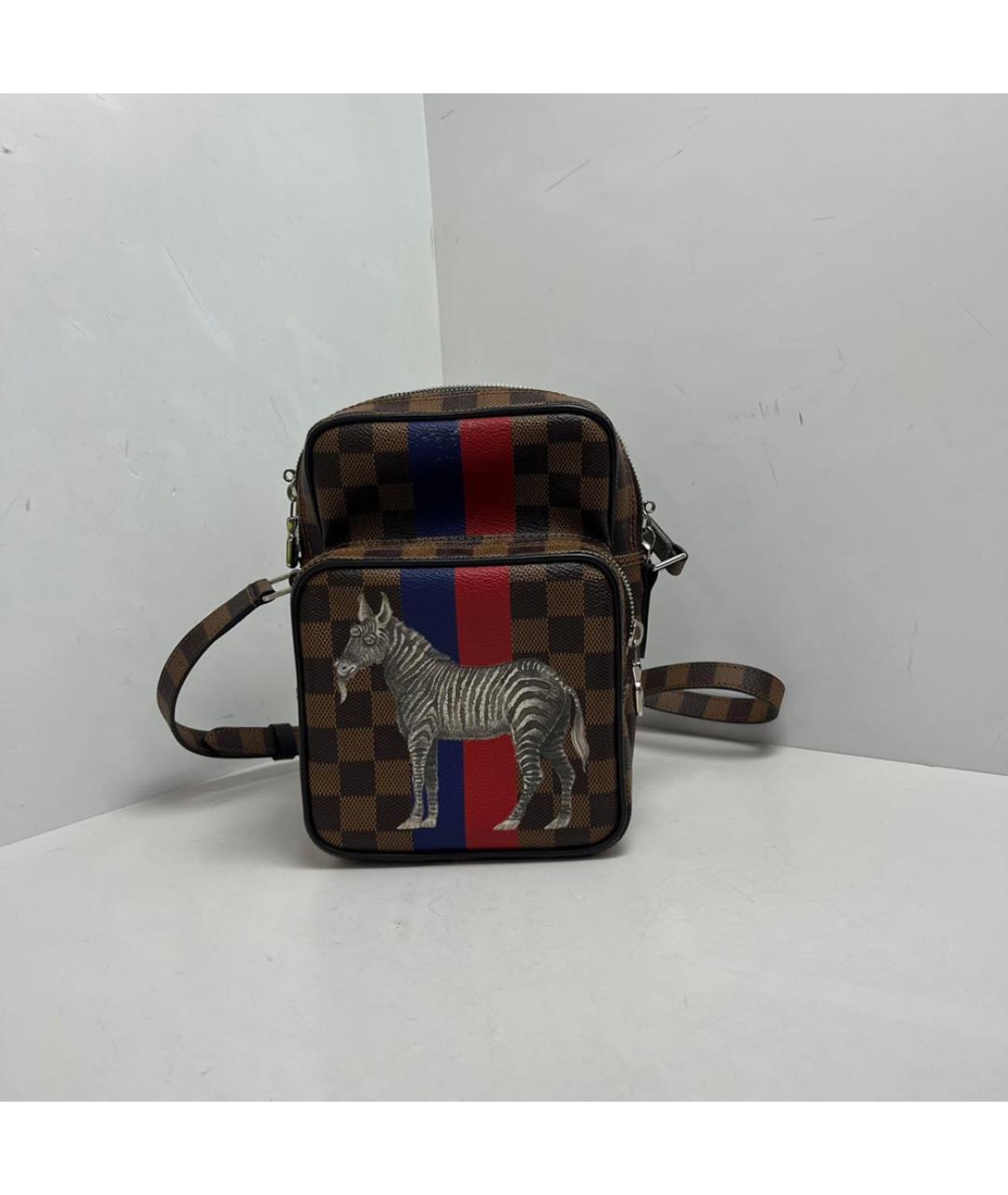 LOUIS VUITTON Коричневая сумка через плечо, фото 8