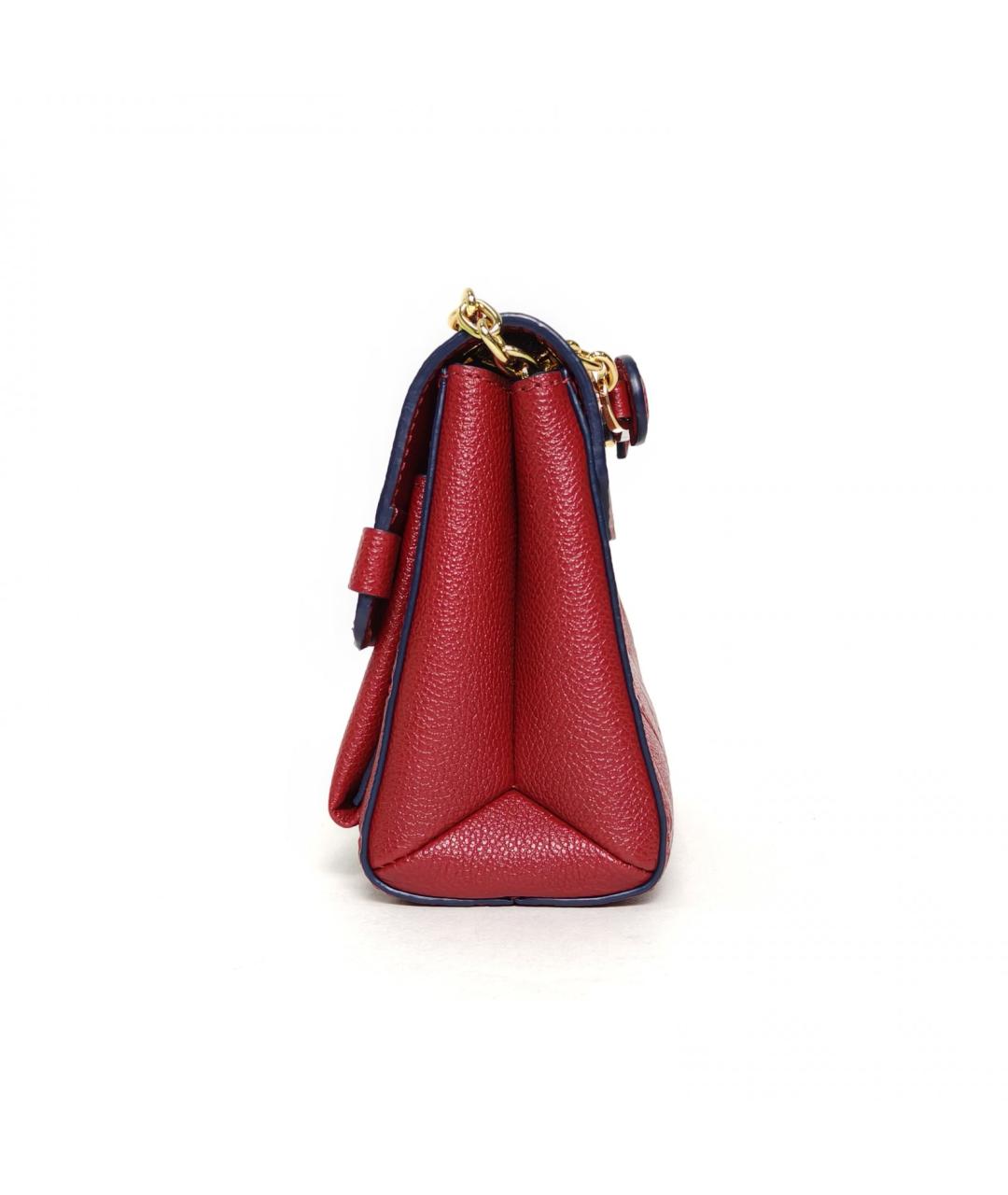 LOUIS VUITTON Красная кожаная сумка через плечо, фото 3