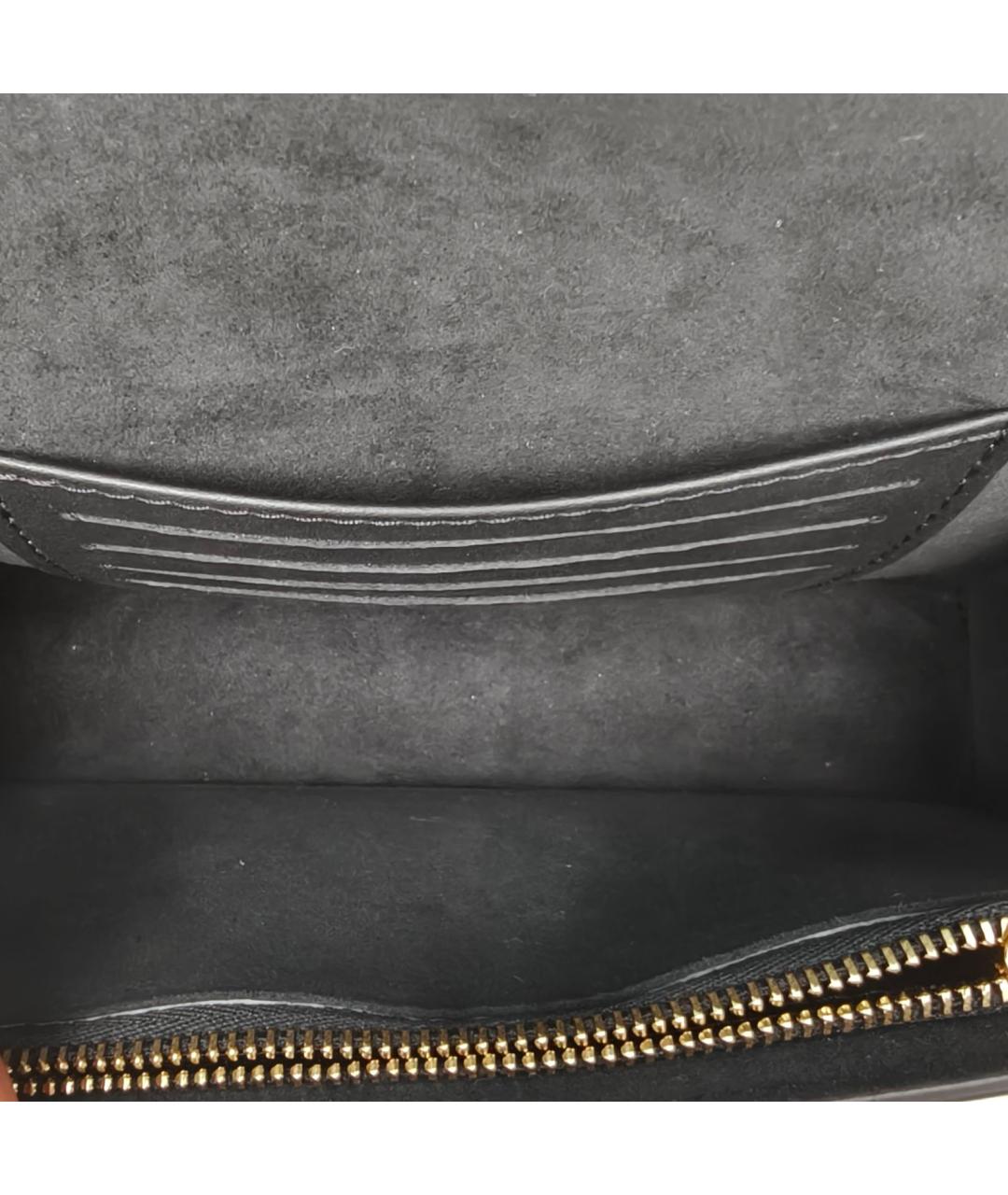 LOUIS VUITTON Коричневая кожаная сумка через плечо, фото 8