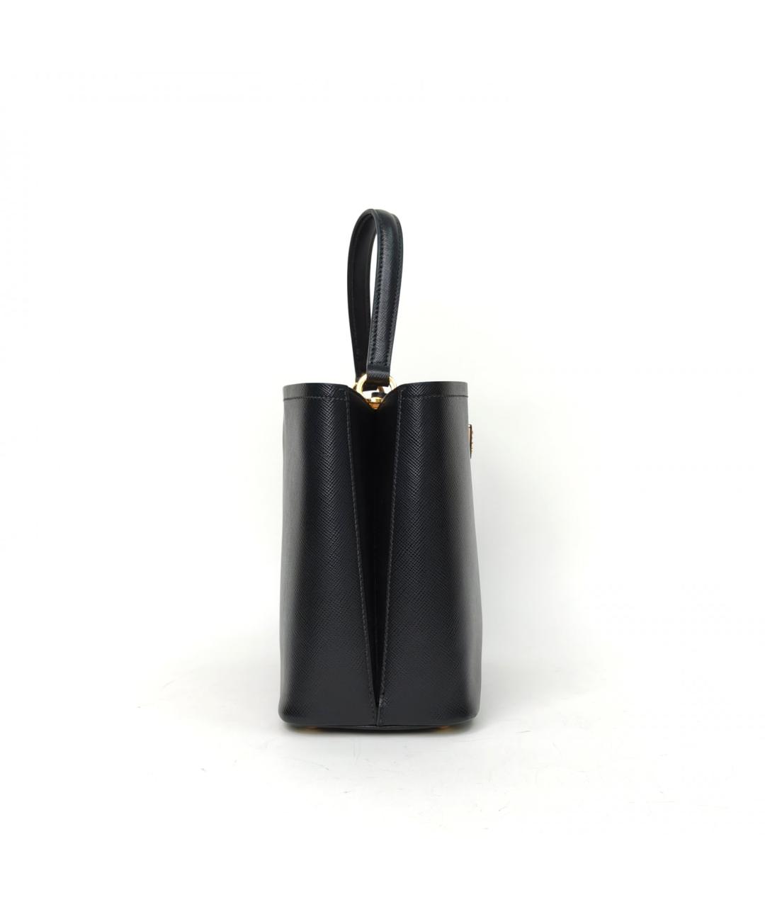 PRADA Черная кожаная сумка через плечо, фото 5