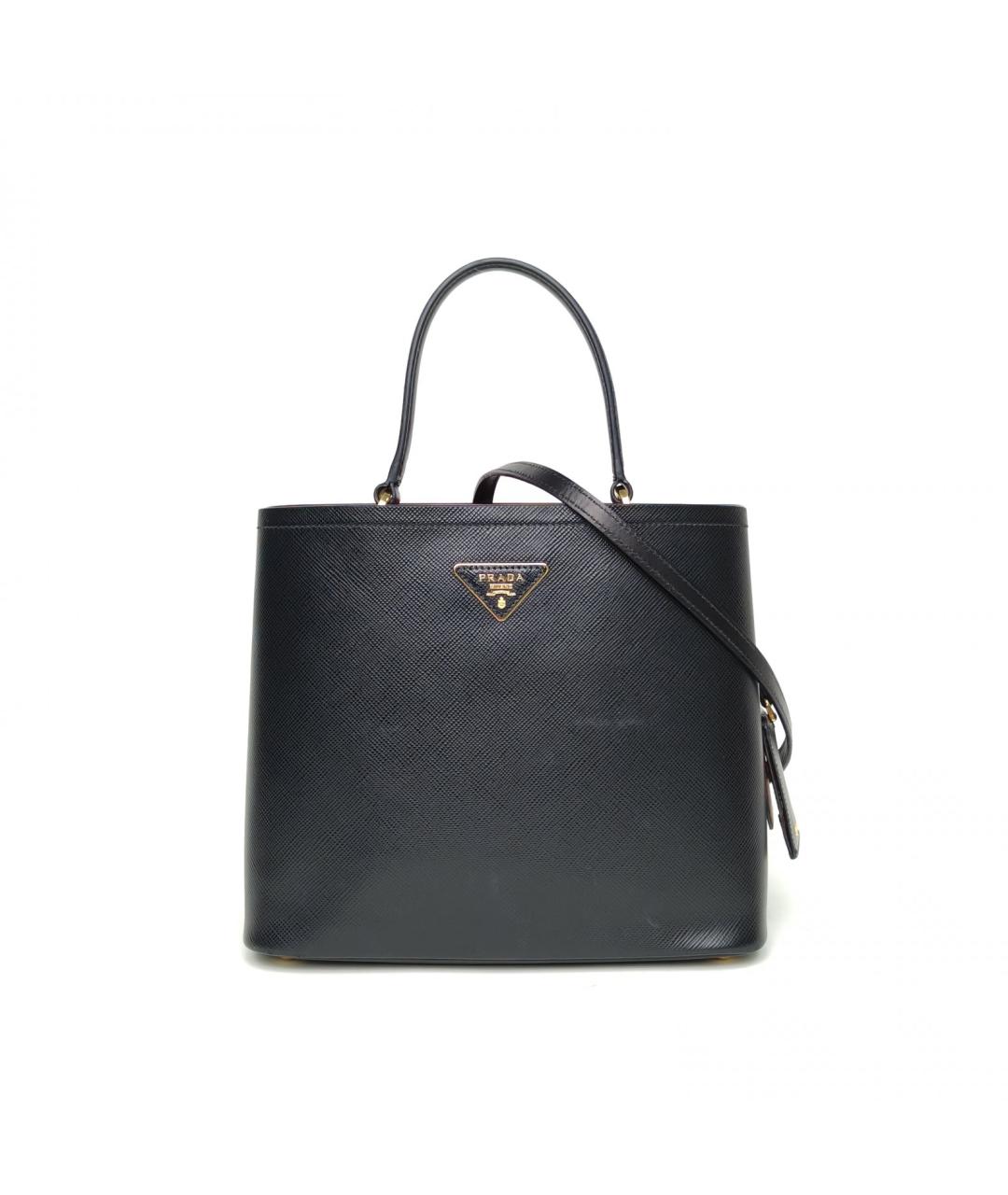 PRADA Черная кожаная сумка через плечо, фото 2