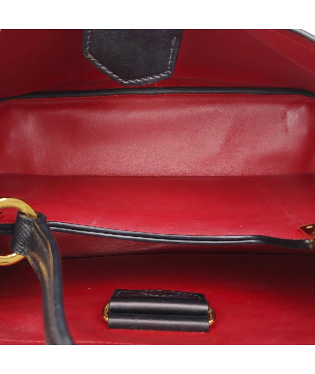 PRADA Черная кожаная сумка через плечо, фото 7