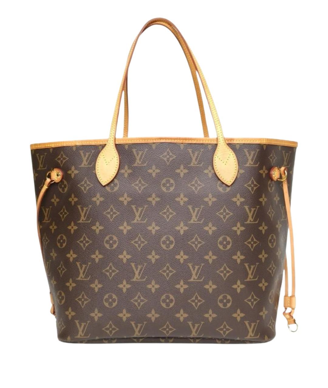 LOUIS VUITTON Коричневая сумка с короткими ручками, фото 1