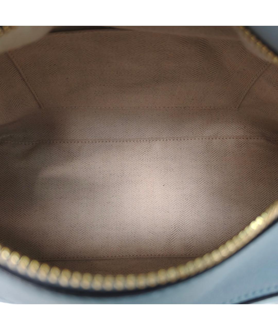 LOEWE Голубая кожаная сумка через плечо, фото 7