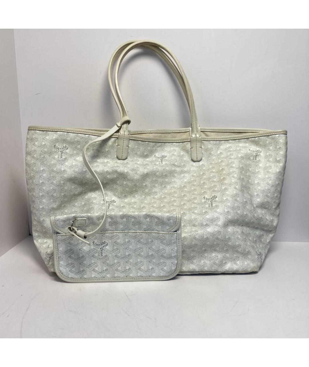 GOYARD Белая сумка через плечо, фото 9