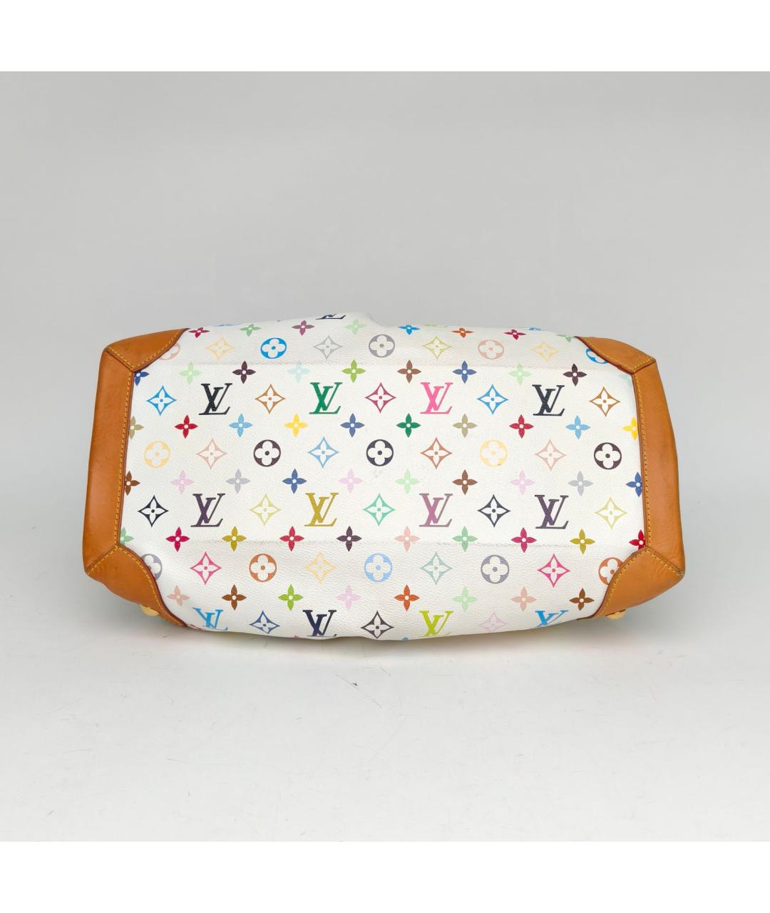 LOUIS VUITTON Белая сумка с короткими ручками, фото 6