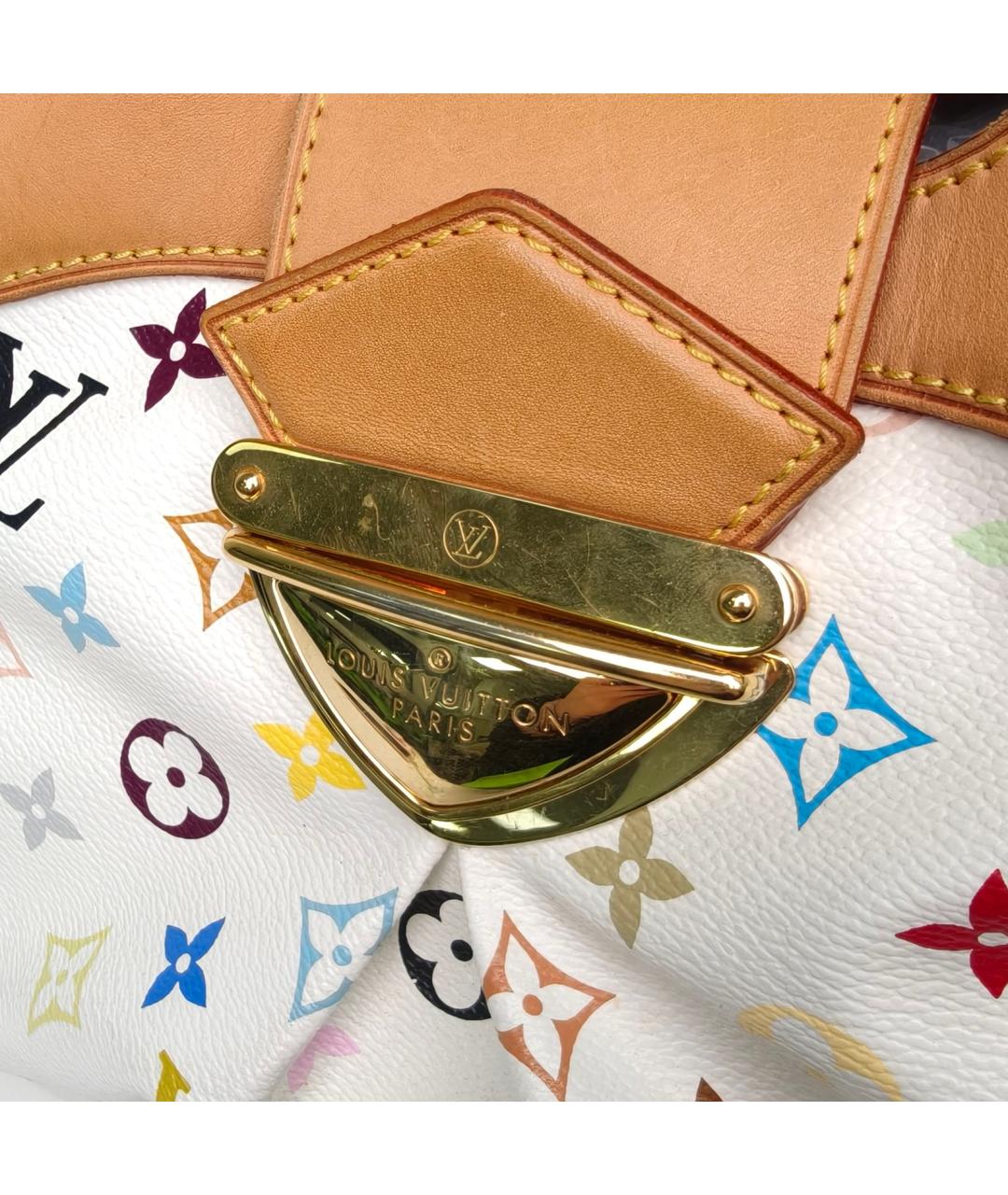 LOUIS VUITTON Белая сумка с короткими ручками, фото 7