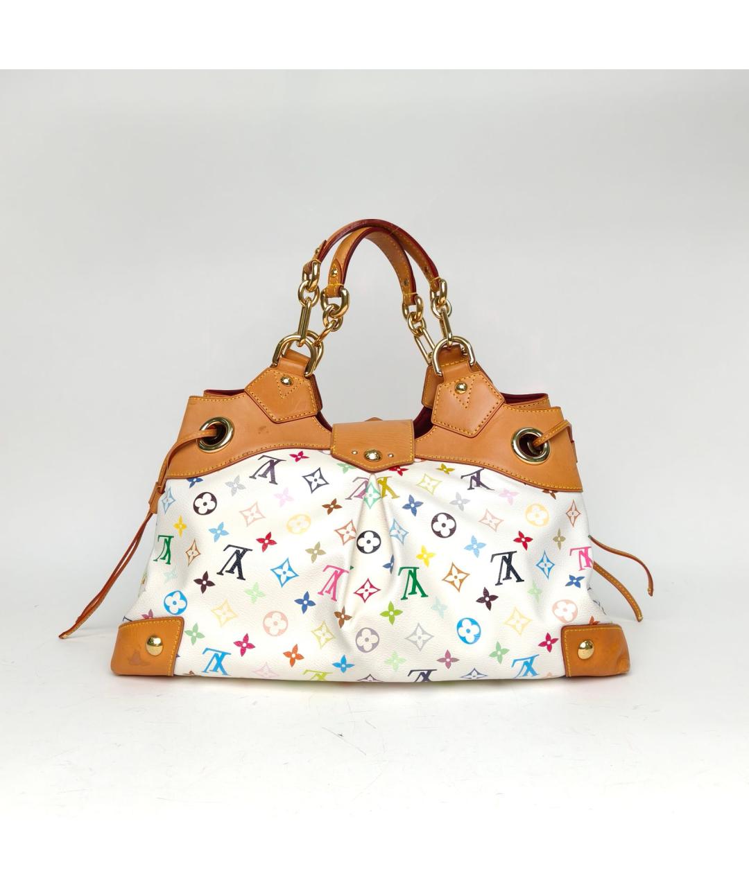 LOUIS VUITTON Белая сумка с короткими ручками, фото 4