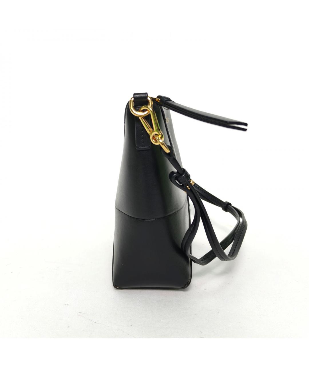 LOEWE Черная кожаная сумка через плечо, фото 5