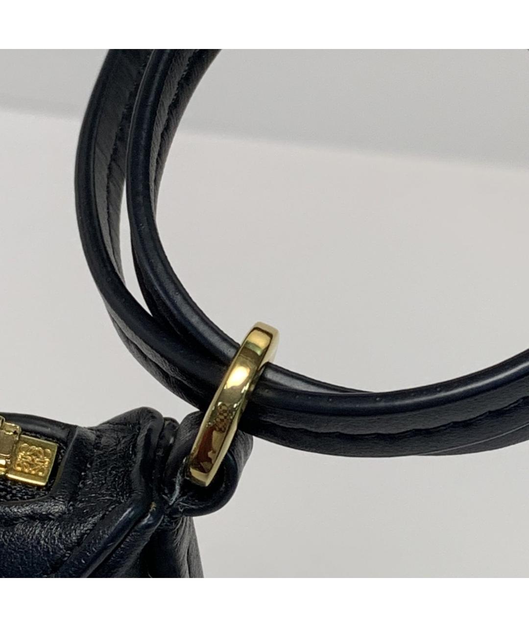 LOEWE Черная кожаная сумка через плечо, фото 9