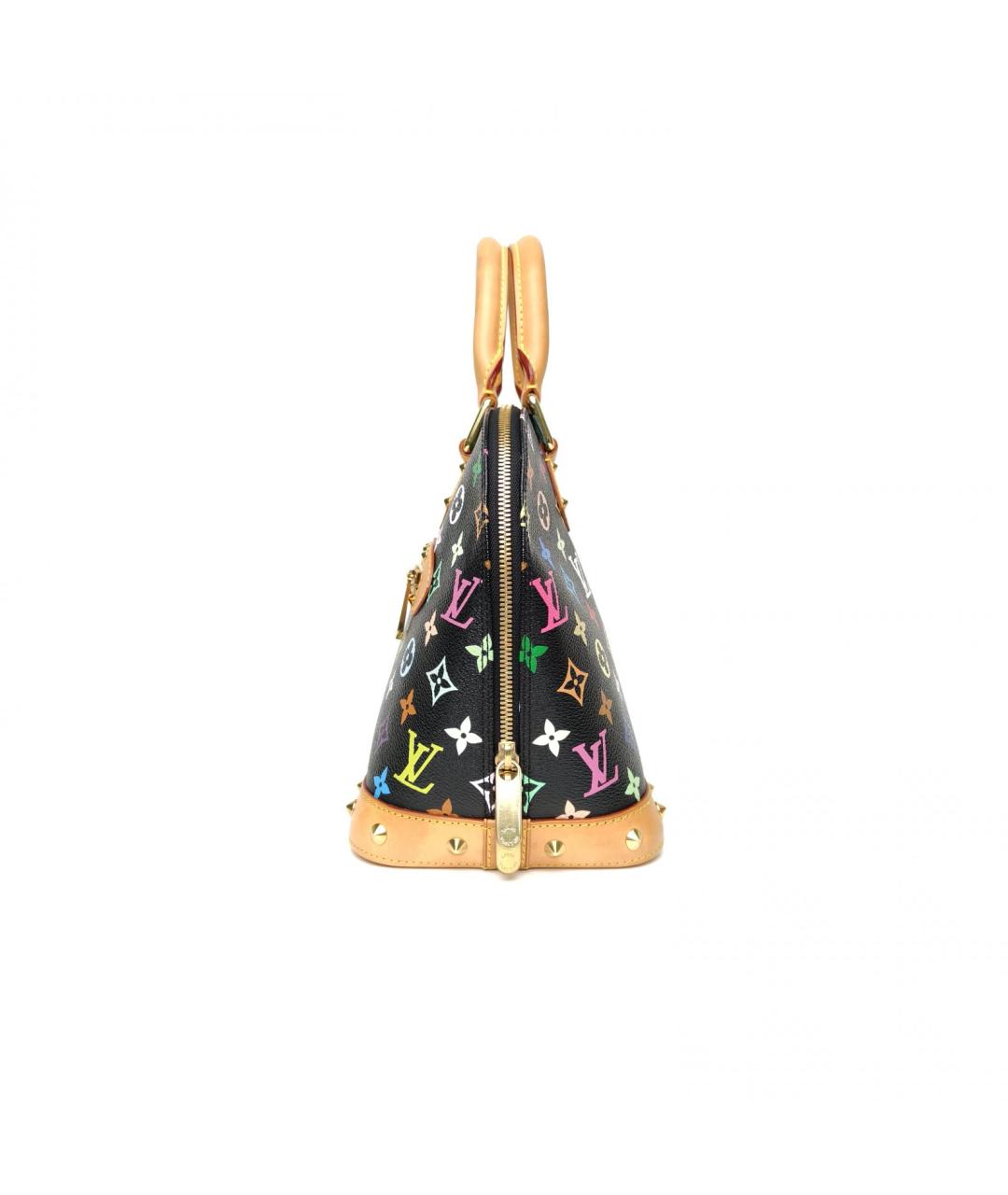 LOUIS VUITTON Черная сумка с короткими ручками, фото 5