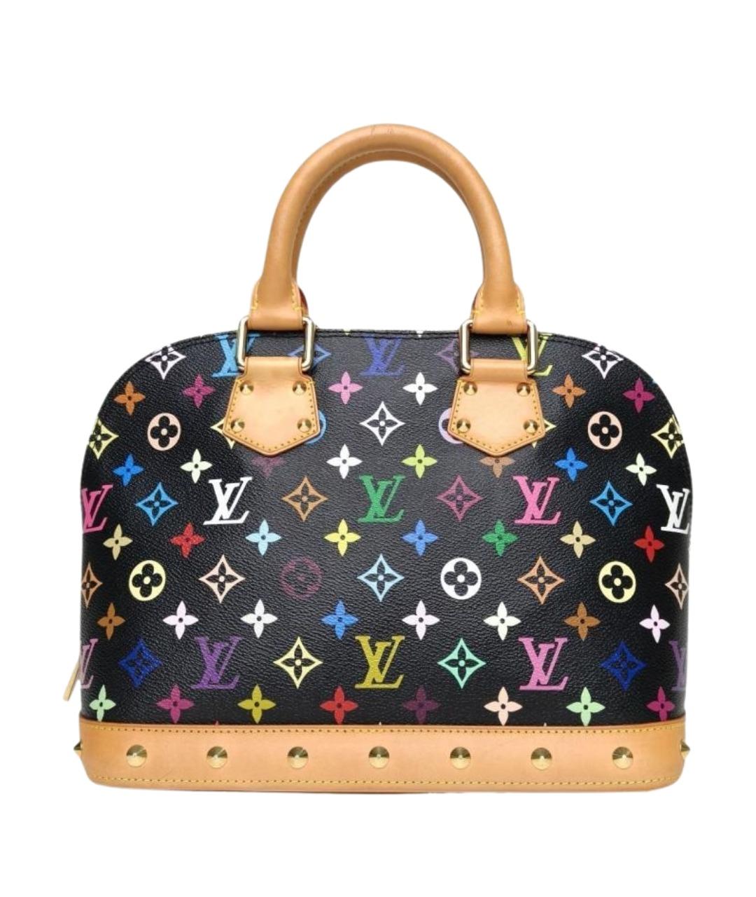 LOUIS VUITTON Черная сумка с короткими ручками, фото 1