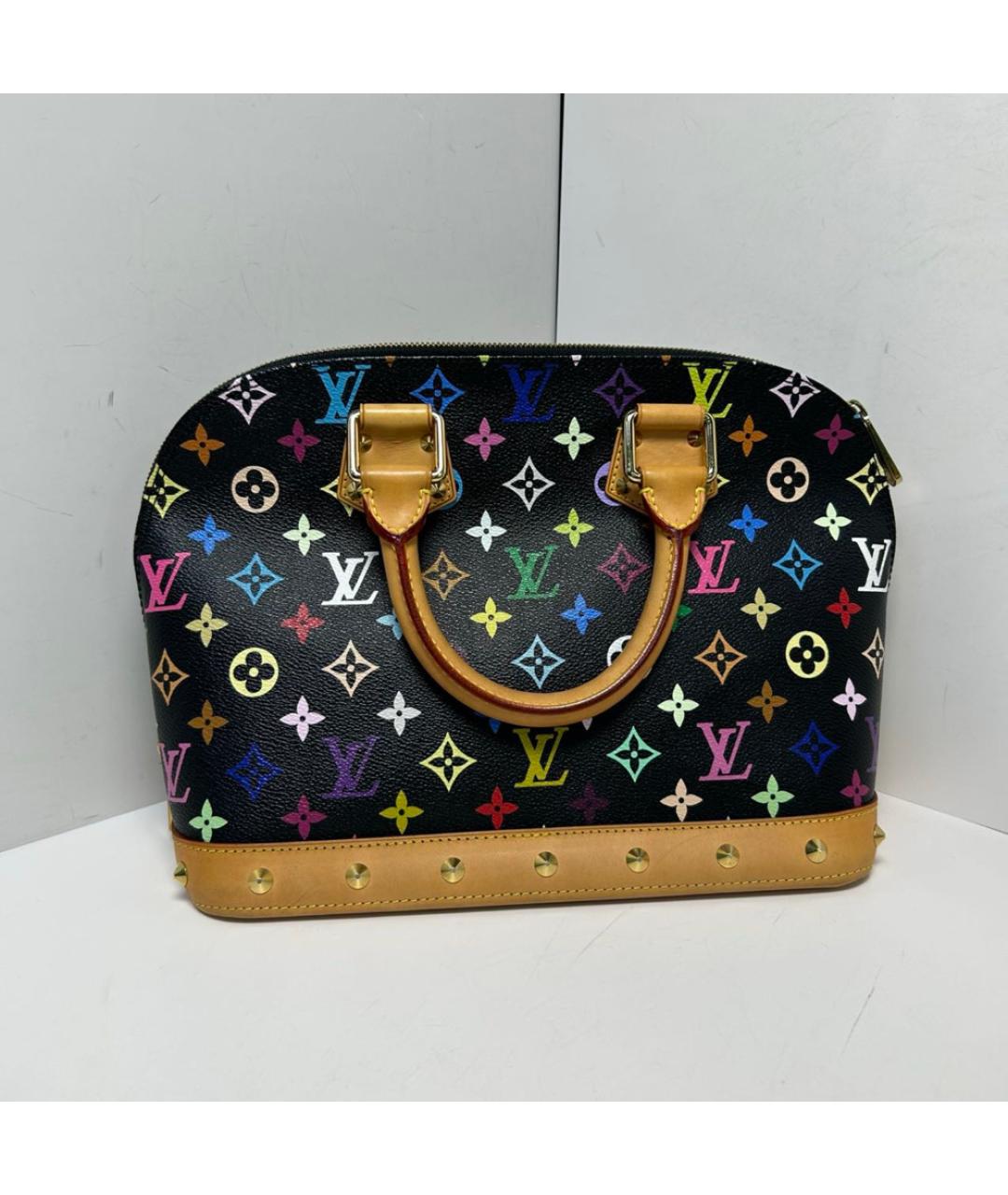 LOUIS VUITTON Черная сумка с короткими ручками, фото 8