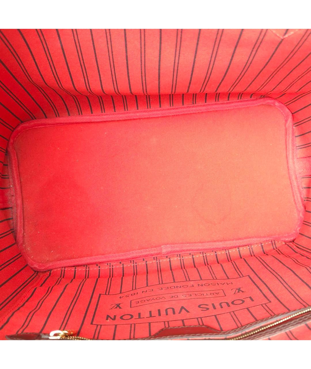 LOUIS VUITTON Коричневая сумка с короткими ручками, фото 5