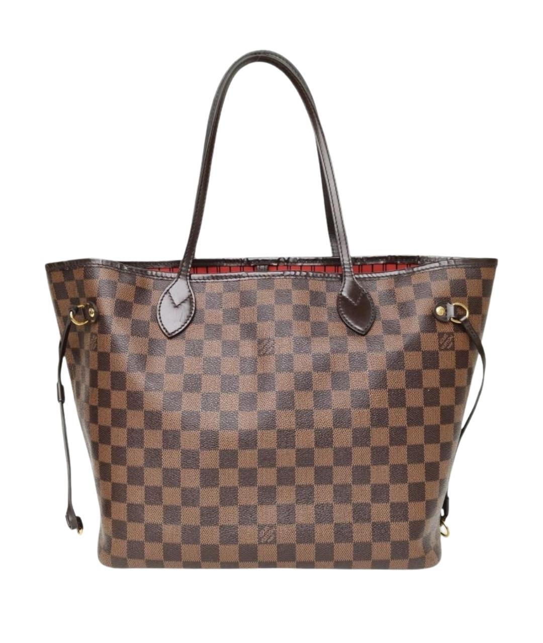 LOUIS VUITTON Коричневая сумка с короткими ручками, фото 1