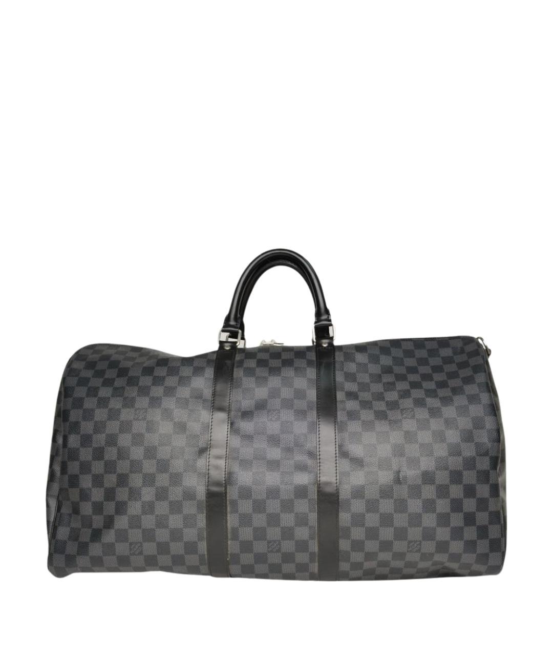 LOUIS VUITTON Серая дорожная/спортивная сумка, фото 1