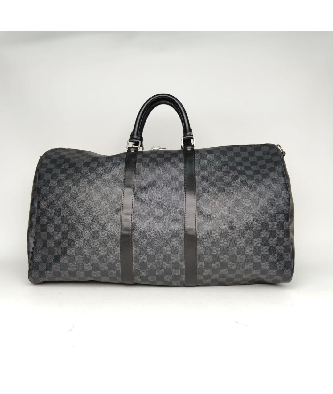 LOUIS VUITTON Серая дорожная/спортивная сумка, фото 2