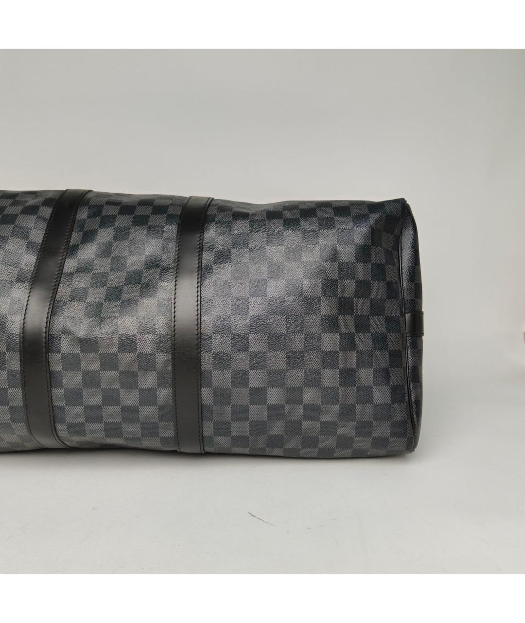 LOUIS VUITTON Серая дорожная/спортивная сумка, фото 7