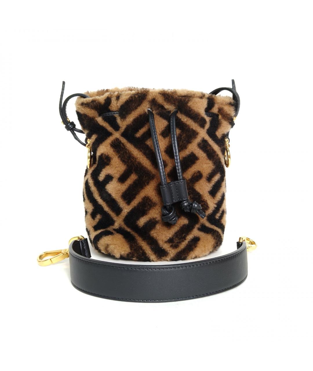 FENDI Коричневая сумка через плечо, фото 8