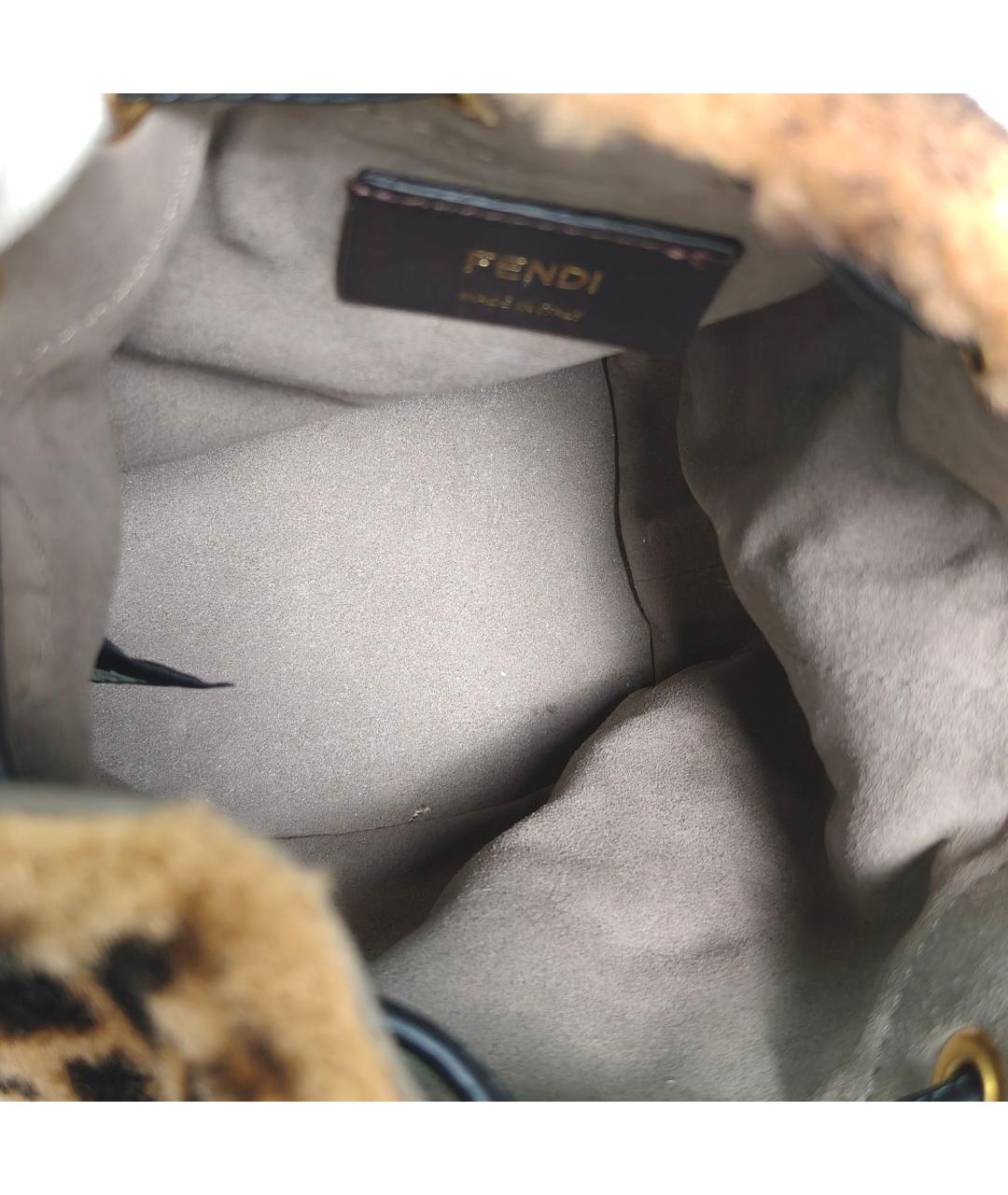 FENDI Коричневая сумка через плечо, фото 7