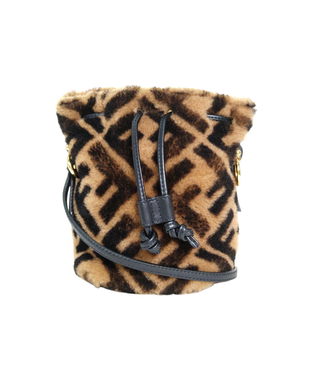 FENDI Коричневая сумка через плечо, фото 10