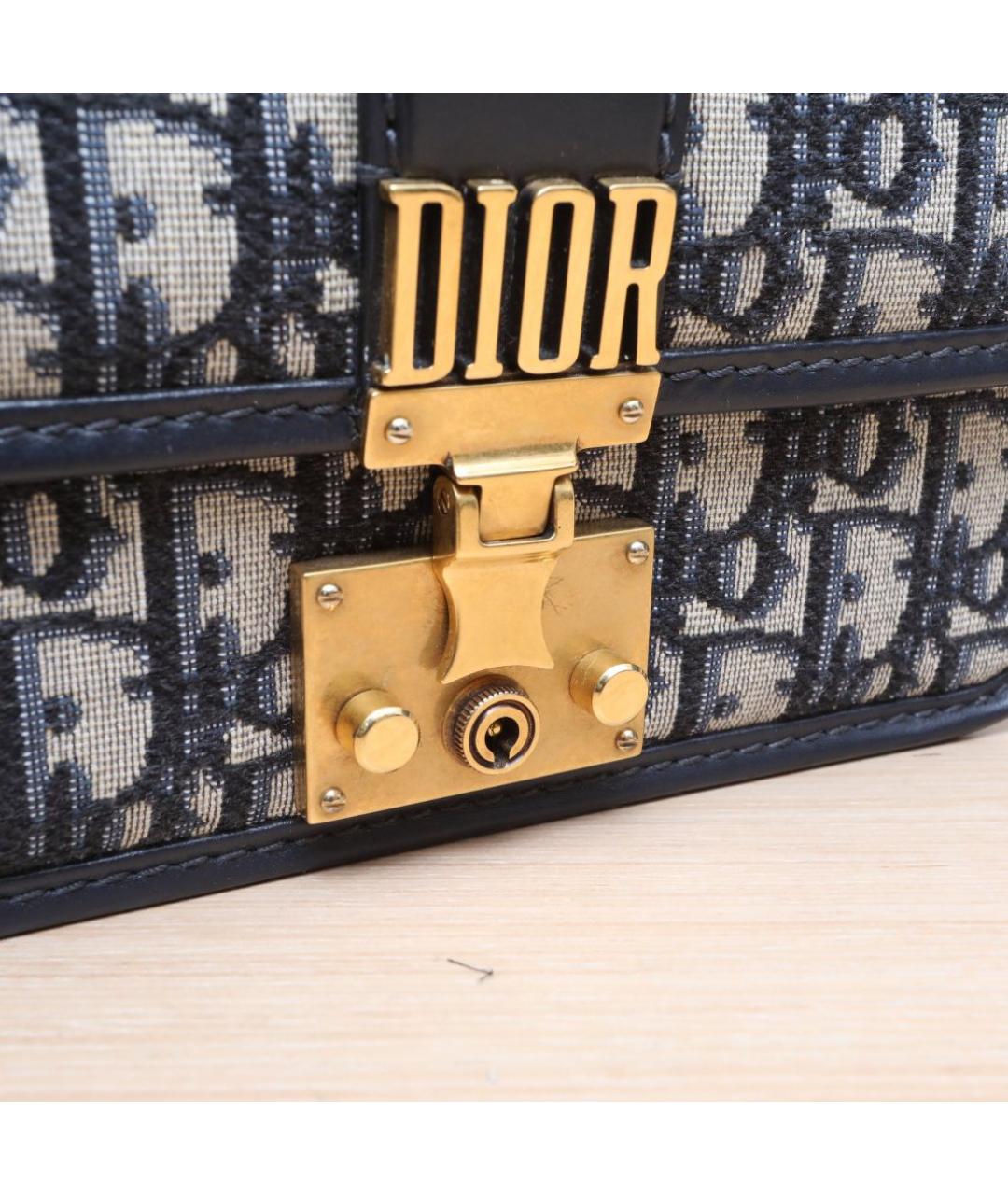 CHRISTIAN DIOR Синяя сумка через плечо, фото 7